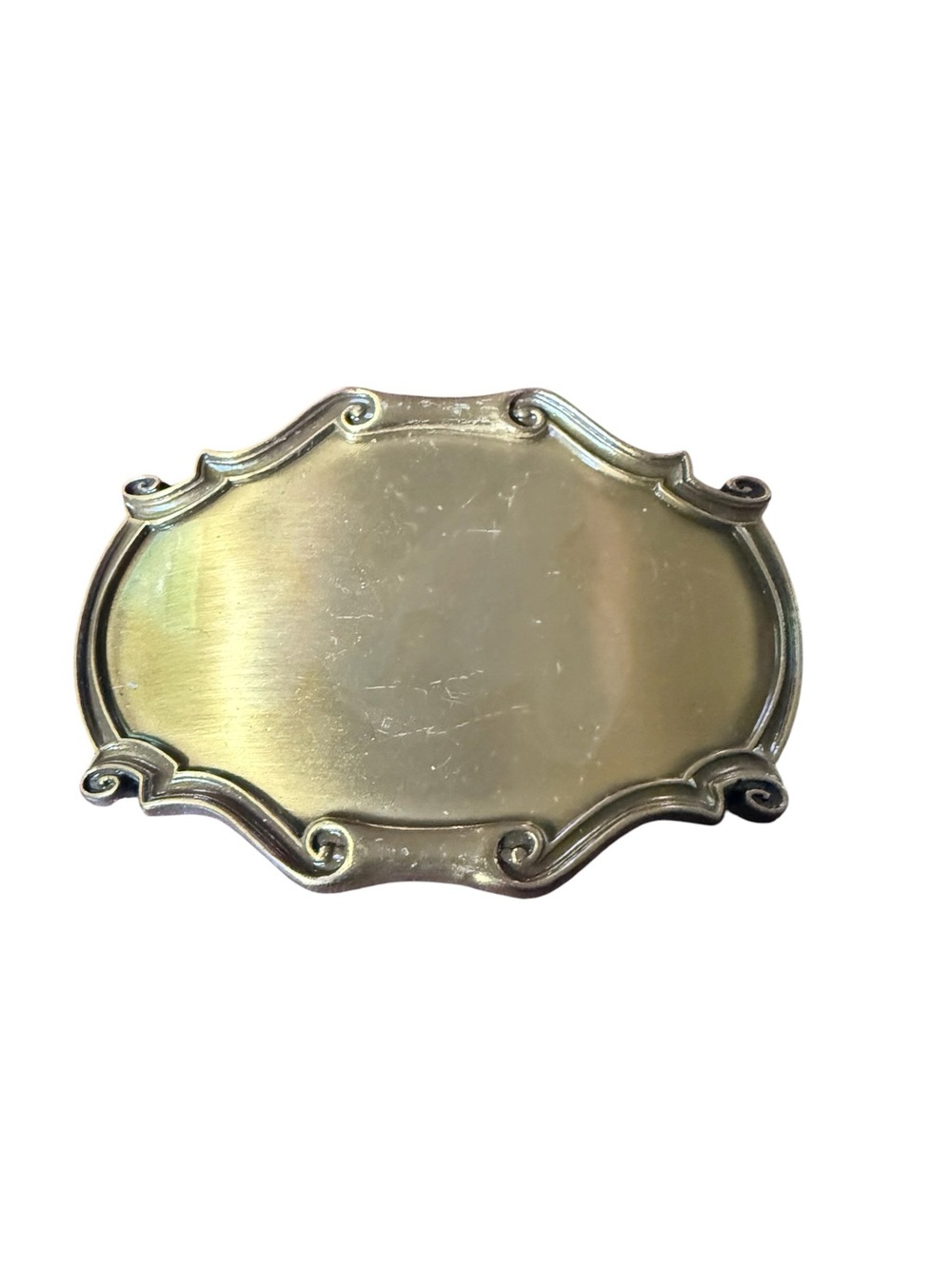Vintage Ornate Gold Tone Western Raintree Belt Buckle 1978 Made in USA